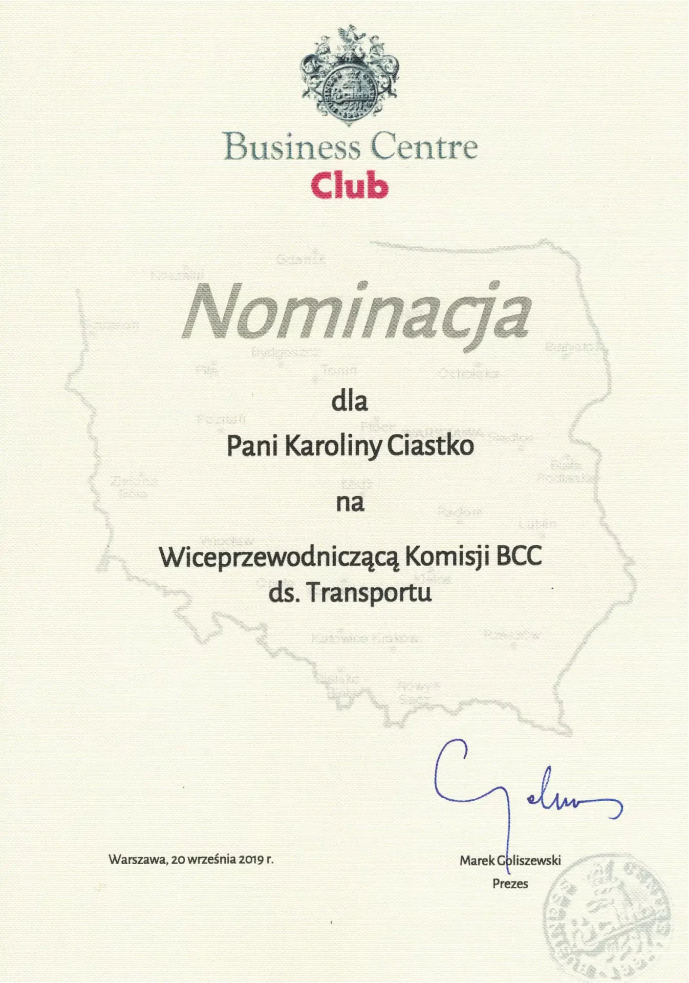 Certyfikat Karolina Ciastko2
